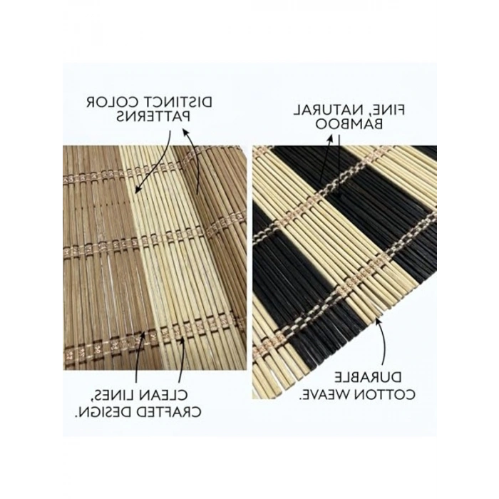 Doğal Bambu Servis Matı, Kaymaz Altlık ve Isı Koruma Özelliği ile
