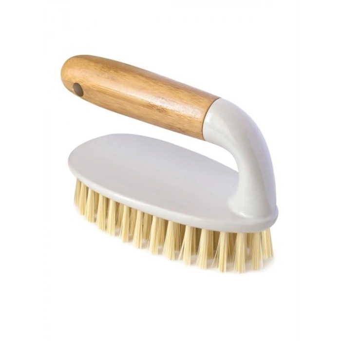 Doğal Bambu Temizlik Fırçası - Bej Renk