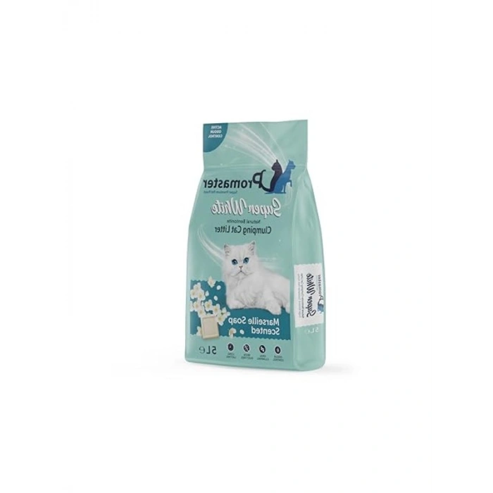 Doğal Bentonit Kedi Kumu, Marsilya Sabunu Kokulu, 5 LT