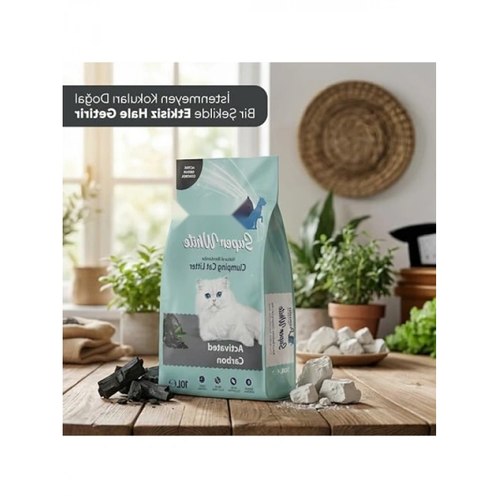 Doğal Bentonit Topaklanan Kedi Kumu 10 LT