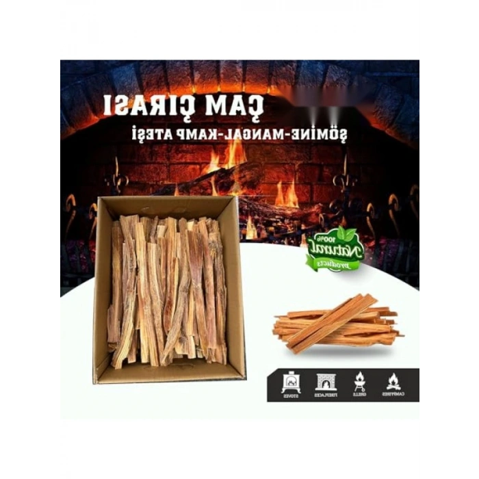 Doğal Çam Çırası - Hızlı Tutuşturucu Çubuklar, 2KG