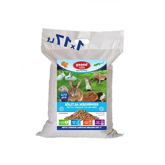 Doğal Çam Pelet, 10 Kg 20 Lt Tavşan Kafes Altlığı