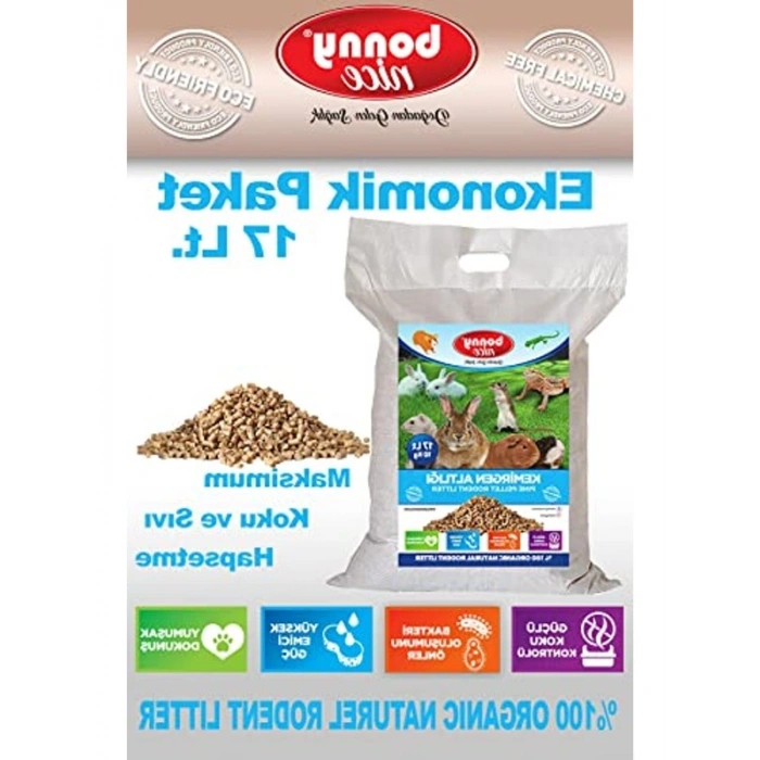 Doğal Çam Pelet Hamster Kafes Altlığı - 10 Kg
