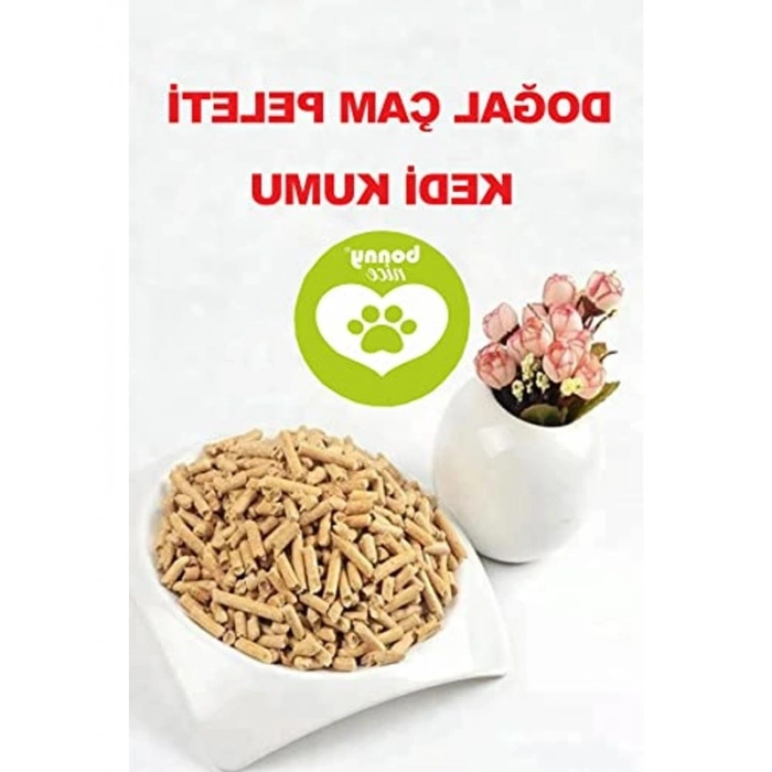Doğal Çam Peleti Kedi Kumu, 10 Kg, 20 Lt