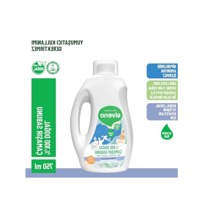 Doğal Çamaşır Sabunu, Vegan, 750 ml