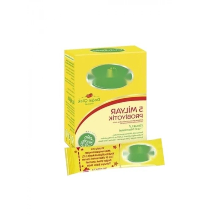 Doğal Çilek Aromalı Probiyotik, 5 Milyar İçerik, 30 Saşe