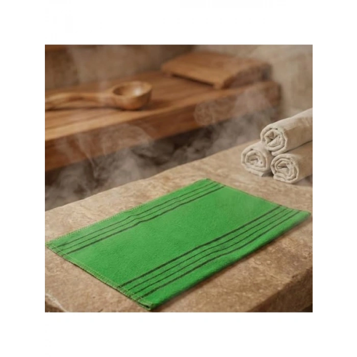 Doğal Dokuma Yeşil Keseyle Cilt Bakımı