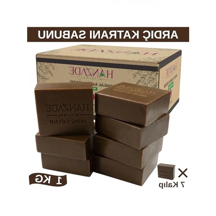 Doğal El Yapımı Sabun, 1 Kg, Hatay Ardıç Katranı ile