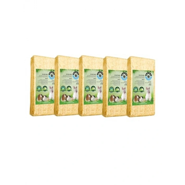 Doğal Elma Aromalı Kemirgen Talaşı, 15 Lt, 5li Paket