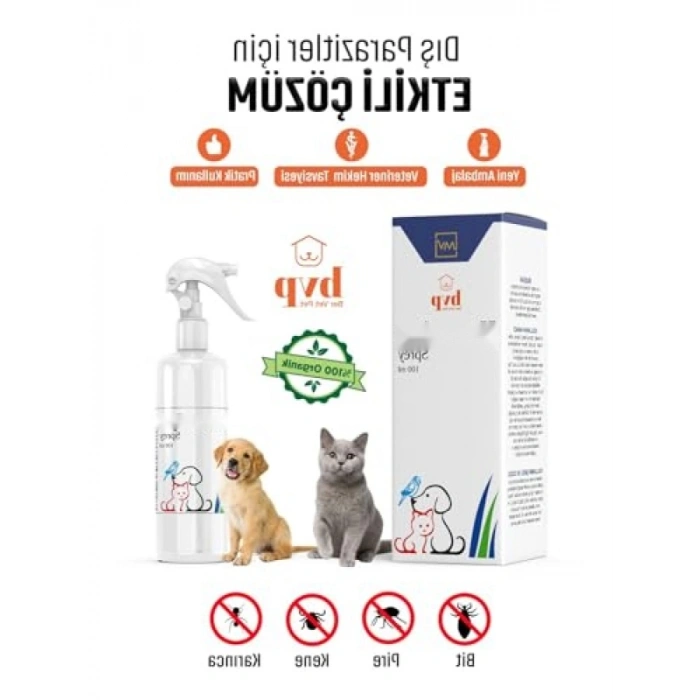 Doğal Formüllü Bit-Pire-Kene Koruma Spreyi 100 ml