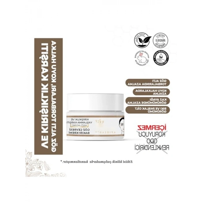 Doğal Formüllü Göz Çevresi Bakım Kremi - 15 ml