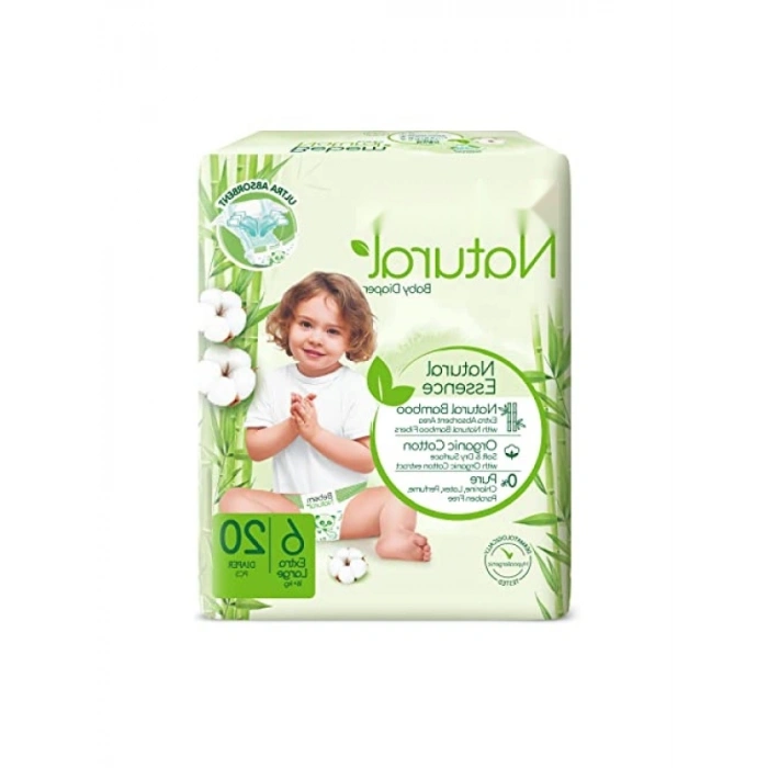 Doğal İçerikli Ekstra Large Bebek Bezi (20 Adet)