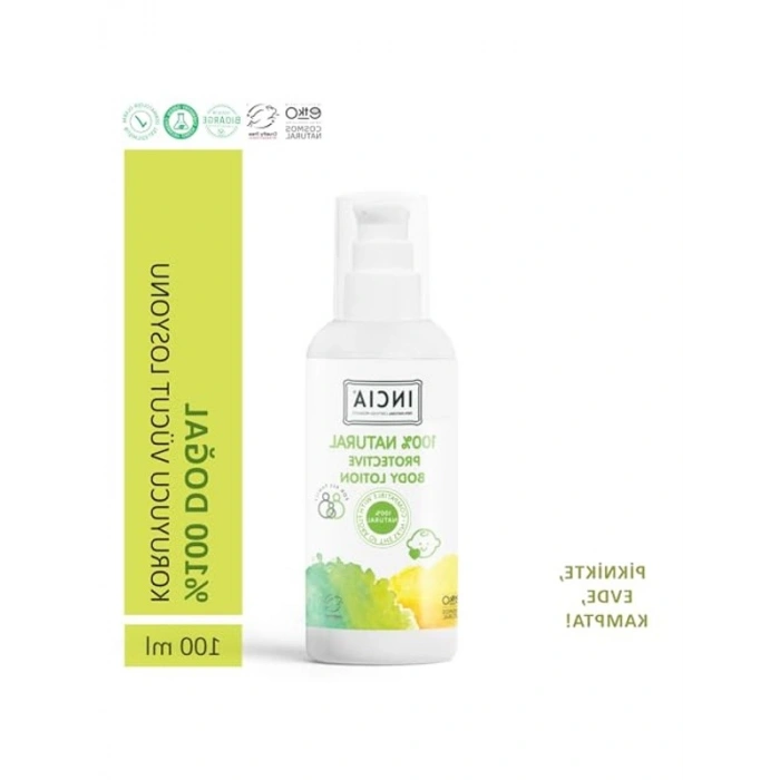 Doğal İçerikli Koruyucu Vücut Losyonu, Vegan Formül, 100 ml