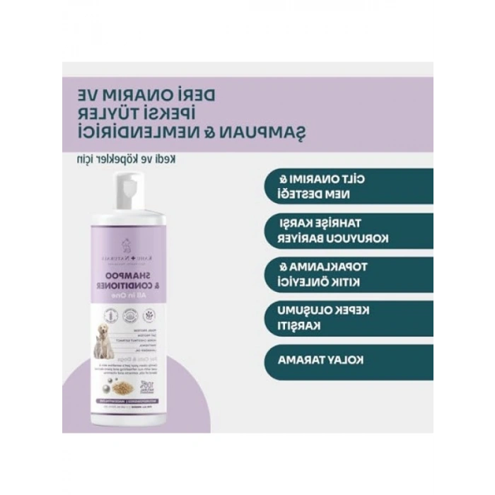 Doğal İçerikli Tüy ve Cilt Bakım Şampuanı, 400 ml