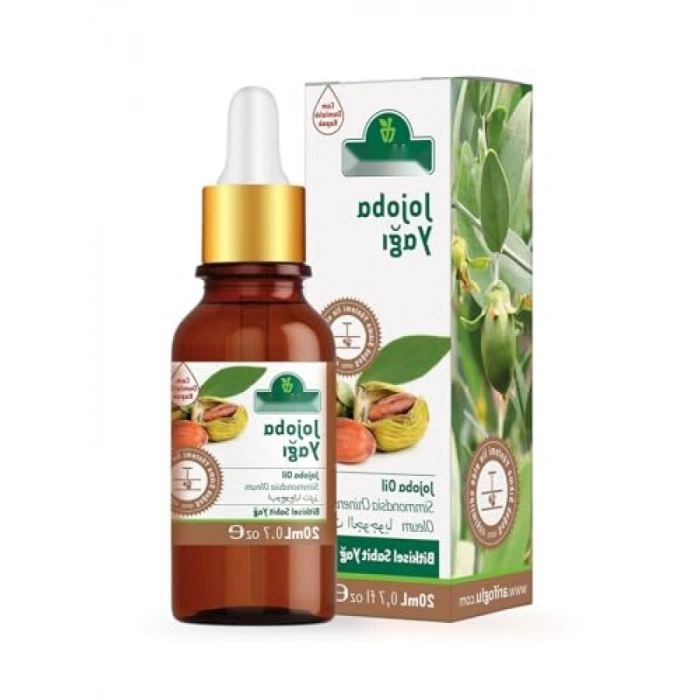 Doğal Jojoba Yağı - 20 ml, Cilt Nemlendirici