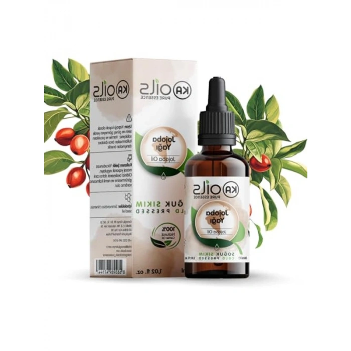 Doğal Jojoba Yağı, 30 ml, Aromaterapi ve Cilt Bakımı İçin