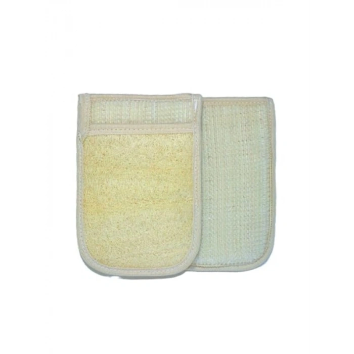 Doğal Kabak Lifli Banyo Eldiveni - Çift Taraflı Peeling Etkisi