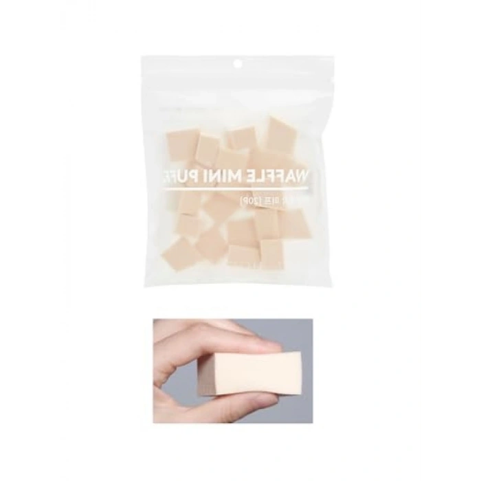 Doğal Kapatıcılığa Sahip Mini Makyaj Süngeri Seti (20 Adet)