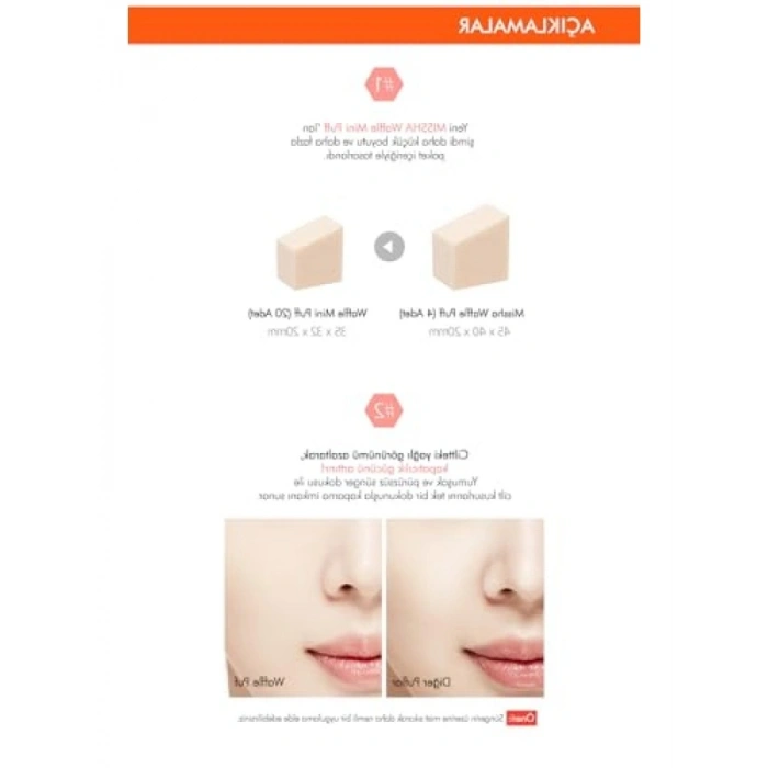 Doğal Kapatıcılığa Sahip Mini Makyaj Süngeri Seti (20 Adet)