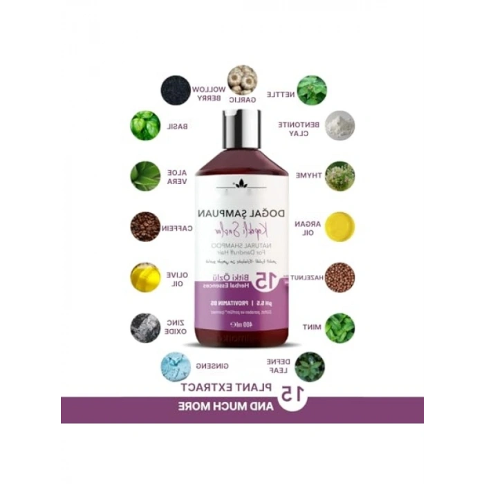 Doğal Kepekli Saçlar İçin Şampuan