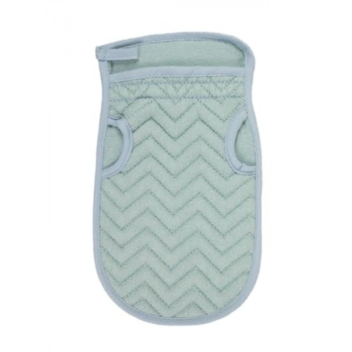 Doğal Koton Banyo Kesesi - Yeşil