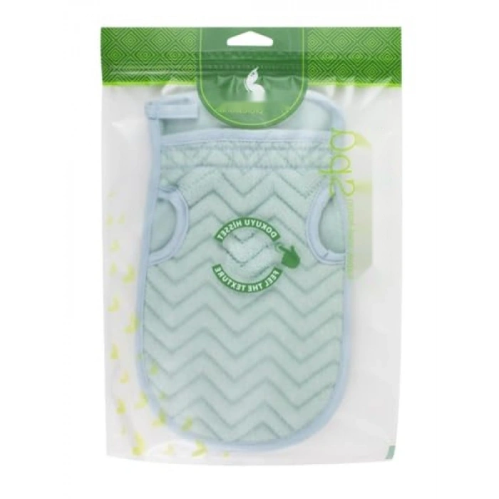 Doğal Koton Banyo Kesesi - Yeşil