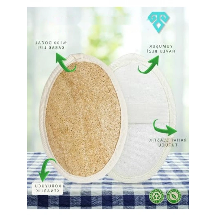 Doğal Lif Kabak Peeling Temizleyici 1 Adet