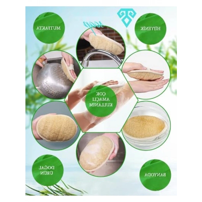 Doğal Lif Kabak Peeling Temizleyici 1 Adet