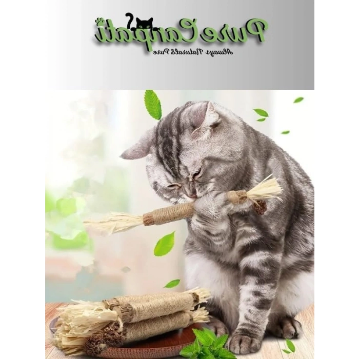 Doğal Matatabi Çubuğu (Mısır Kabuğu ve Hasır İp)