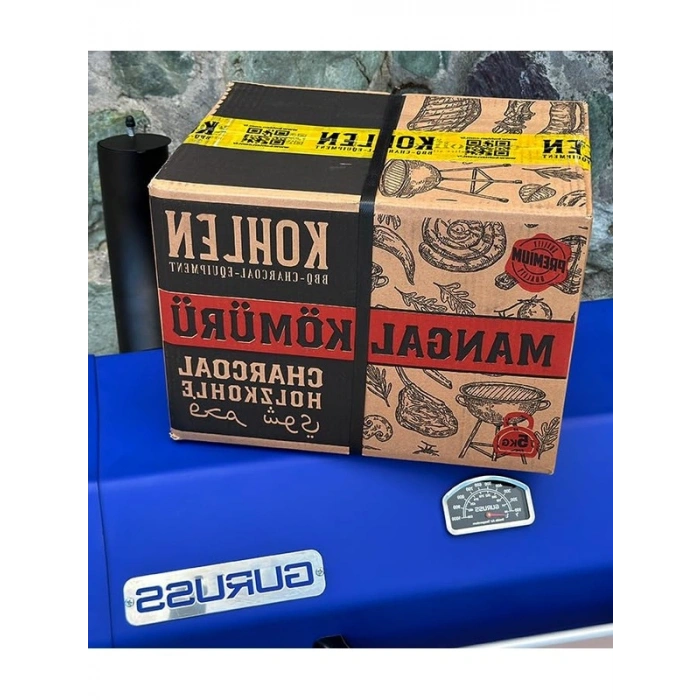 Doğal Meşe Mangal Kömürü, 5 kg Özel Paket