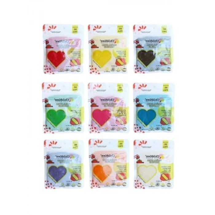 Doğal Oyun Hamuru Seti - 9lu Paket, 9x125 Gram