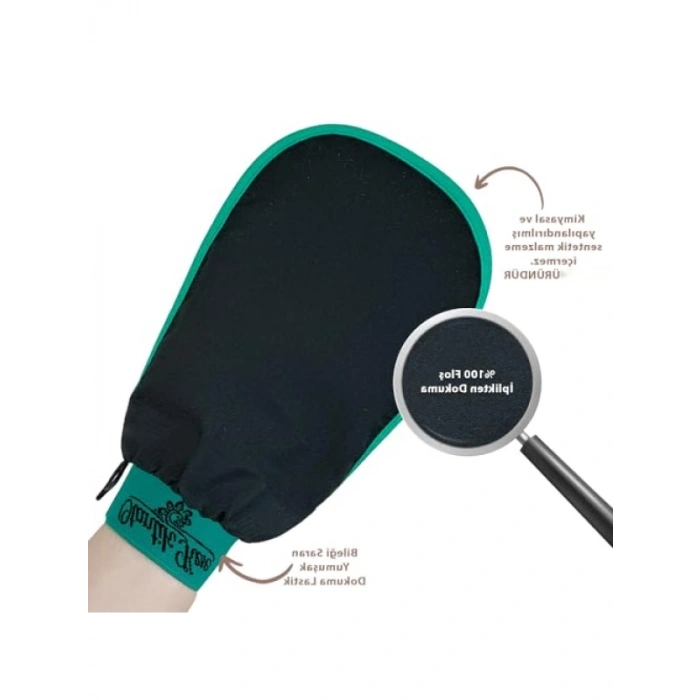 Doğal Peeling Kesesi - Siyah