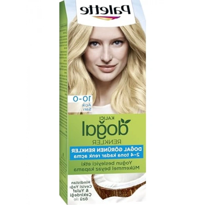 Doğal Renkler Açık Sarı Saç Boyası