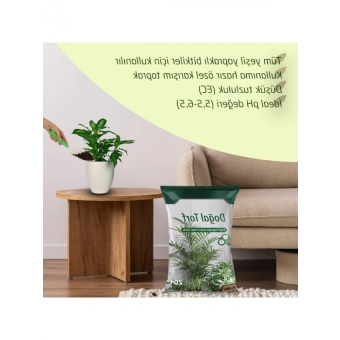 Doğal Toprak Torfu - N-P-K Katkılı 20 Lt