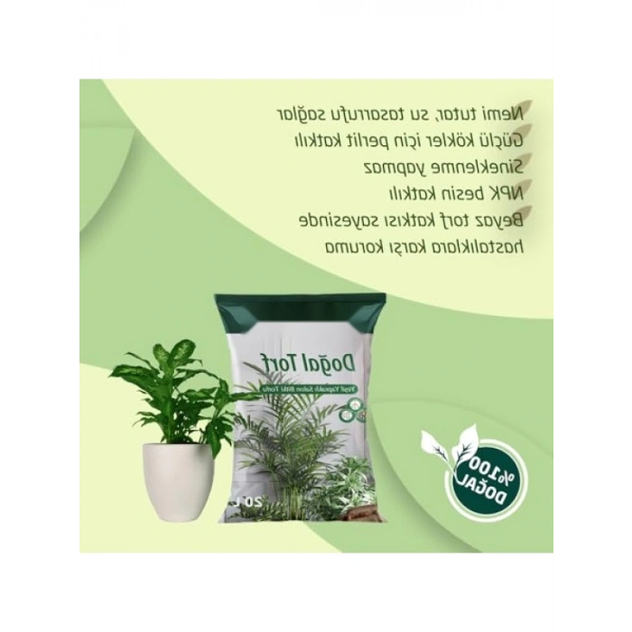 Doğal Toprak Torfu - N-P-K Katkılı 20 Lt
