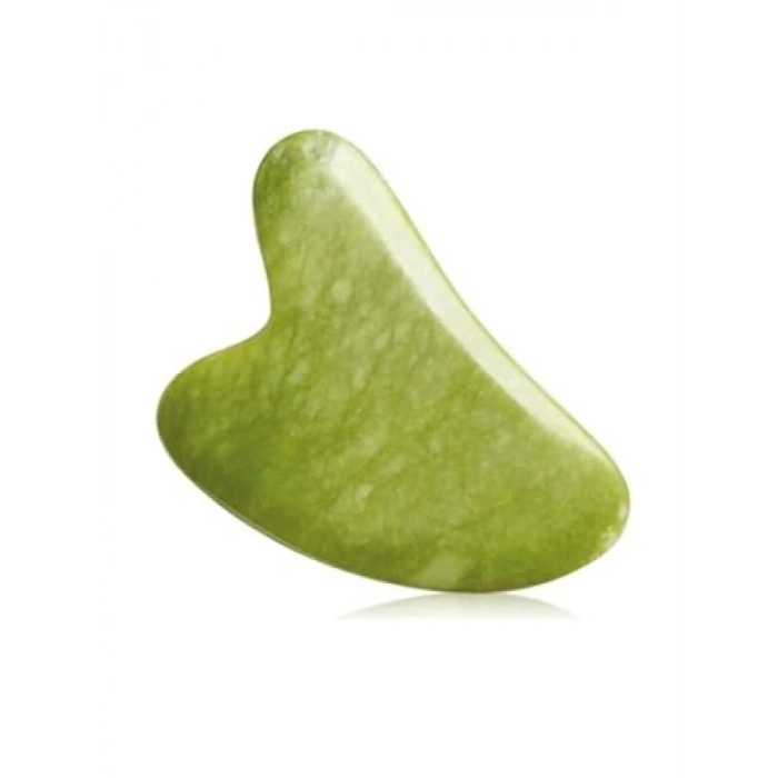 Doğal Yeşim Taşı Yüz Masaj Seti - Roller ve Gua Sha