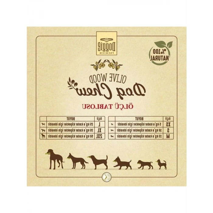 Doğal Zeytin Ağacı Çiğneme Oyuncağı, Large