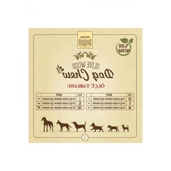 Doğal Zeytin Ağacı Köpek Çiğneme Oyuncağı, 35cm