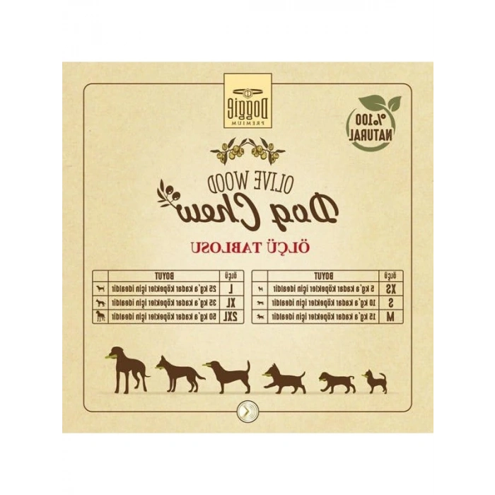 Doğal Zeytin Ağacı Köpek Çiğneme Oyuncağı - Large Boyut