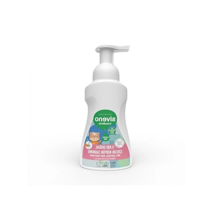 Doğal Zeytinyağlı Çocuk Köpük Sabun, 250 ml, Vegan