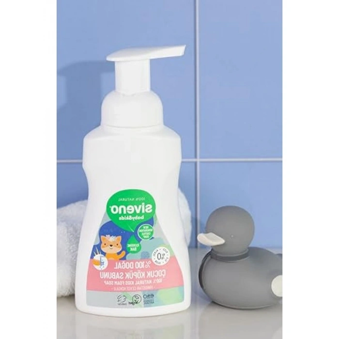 Doğal Zeytinyağlı Çocuk Köpük Sabun, 250 ml, Vegan