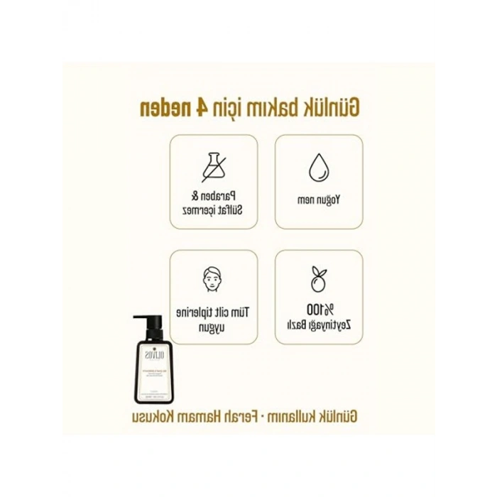 Doğal Zeytinyağlı Duş Jeli, 750 ml, Keçi Sütü ile Zenginleştirilmiş Nemlendirici