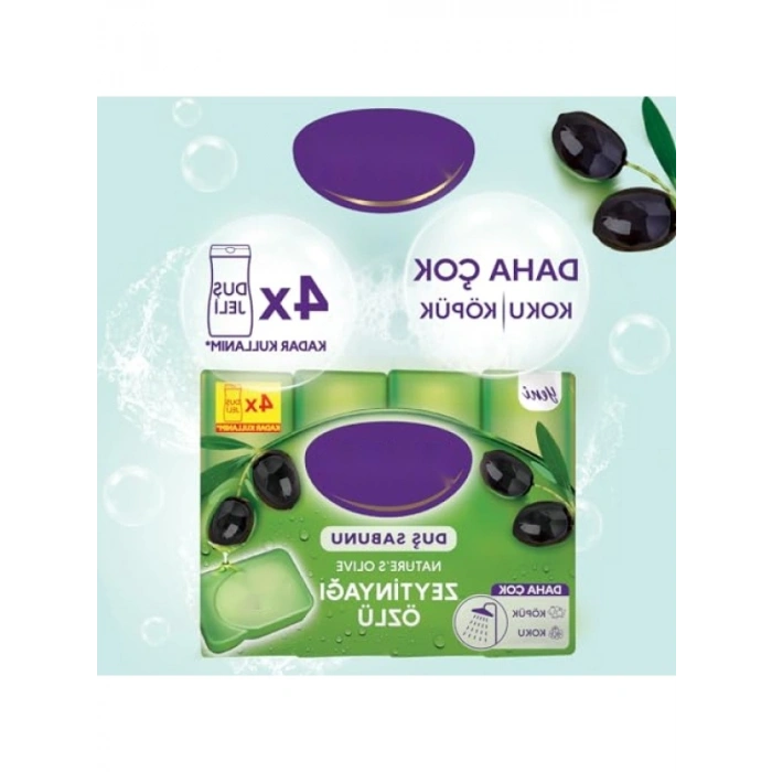 Doğal Zeytinyağlı Sabun, 150 Gram x 4