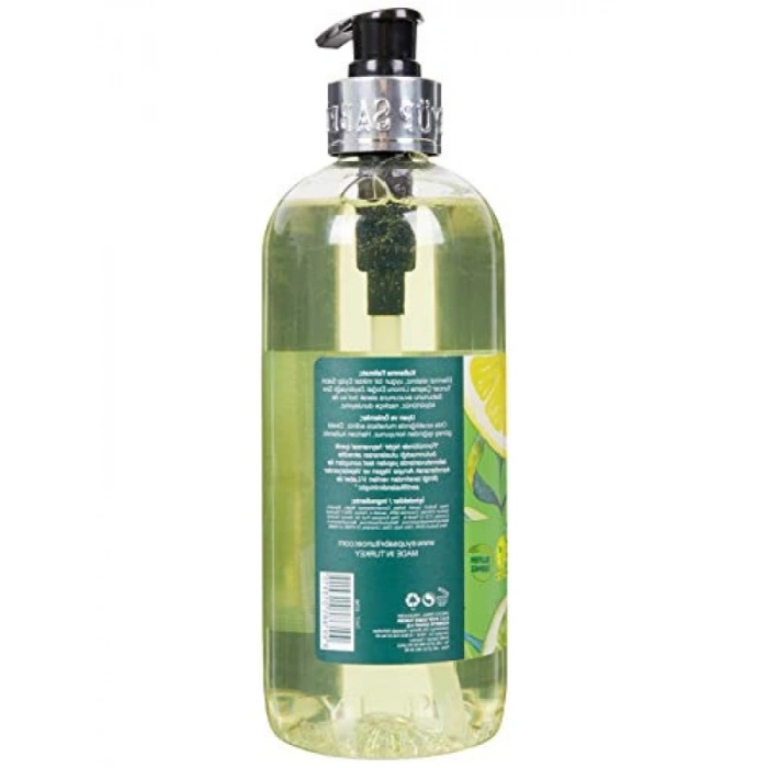 Doğal Zeytinyağlı Sıvı Sabun, Çeşme Limonu - 500 ml