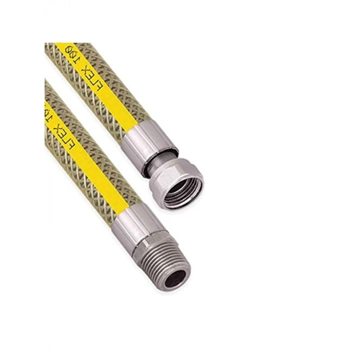 Doğalgaz Bağlantı Fleksi Hortum - Extra Korumalı, 2 Metre