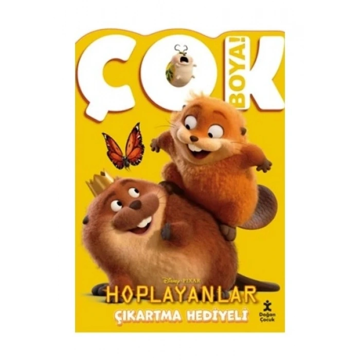 Doğan Çocuk Disney Hoplayanlar - Çok Boya! Çıkartmalı Dev Boyama Kitabı