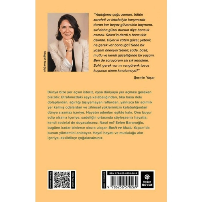 Doğan Kitap Basit ve Mutlu Yaşam - Selen Baranoğlu Ciltsiz Kitap Doğan Yayınları 192 Sayfa