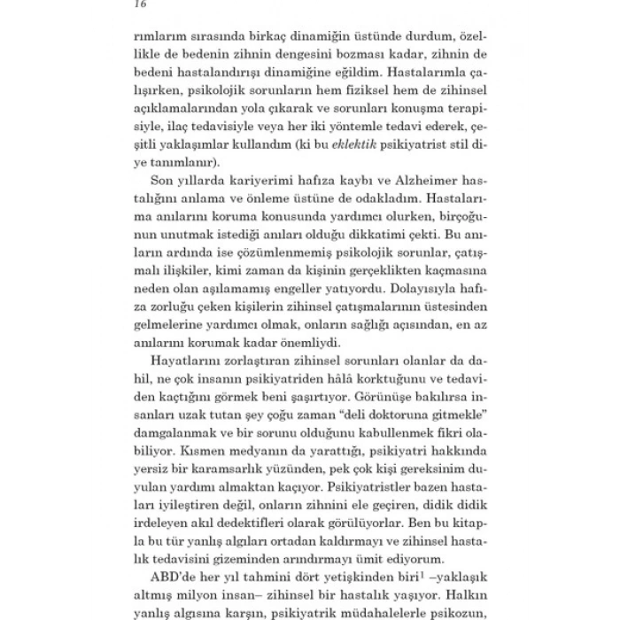 Doğan Kitap Bir Psikiyatristin Gizli Defteri - Gary Small