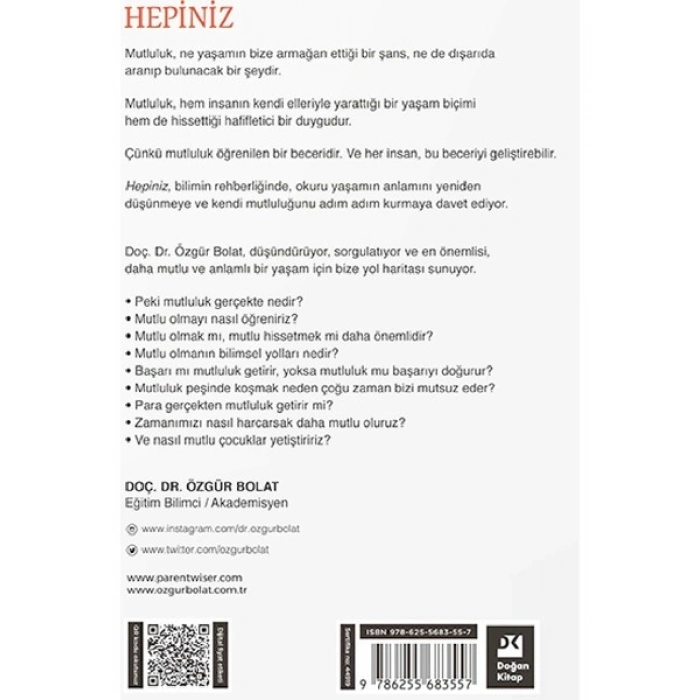 Doğan Kitap Hepiniz Nasıl Mutlu Olursunuz? - Özgür Bolat