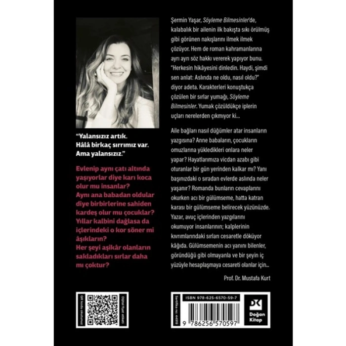 Doğan Kitap Söyleme Bilmesinler – Şermin Yaşar Romanı, 200 Sayfa Ciltsiz, Aile İlişkileri ve Sırlar Üzerine